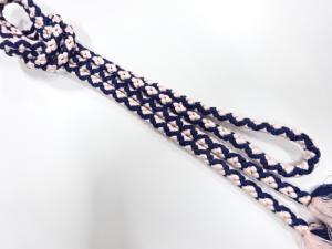 正絹　手組帯締め